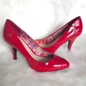Fergalicious by Fergie Red Patent Leather Heels
